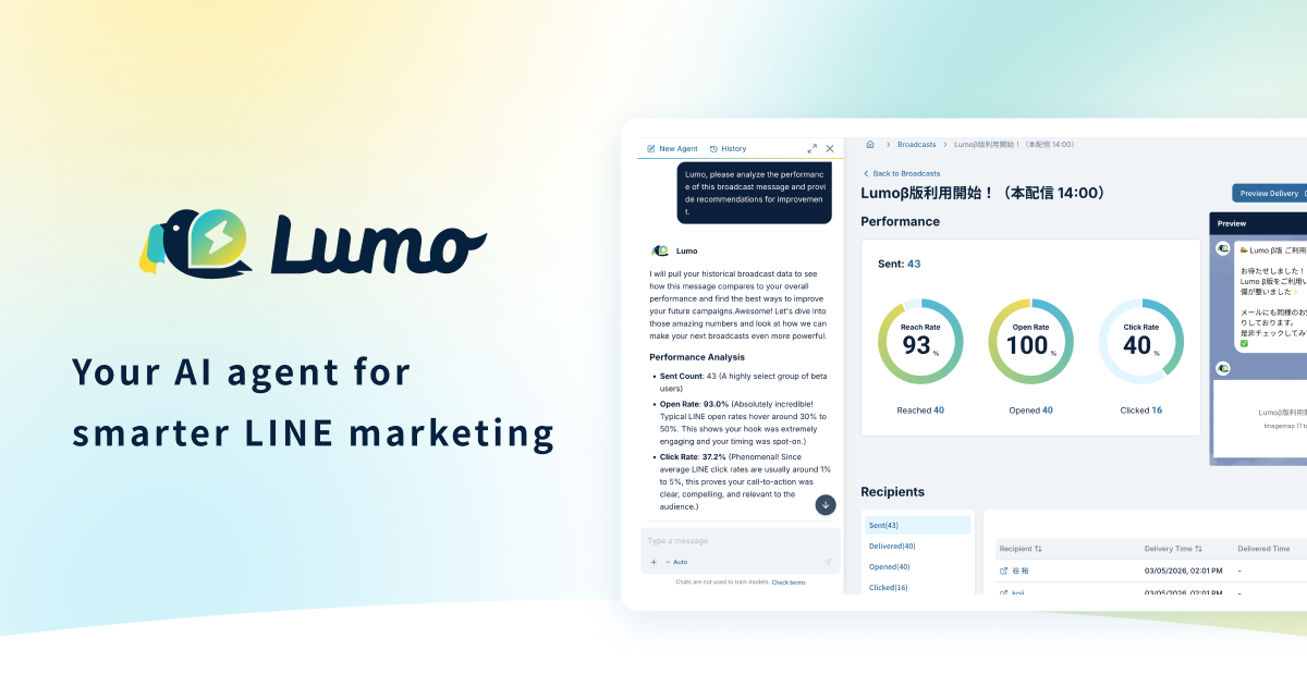 Lumo｜AI-Native LINE Marketing Platform